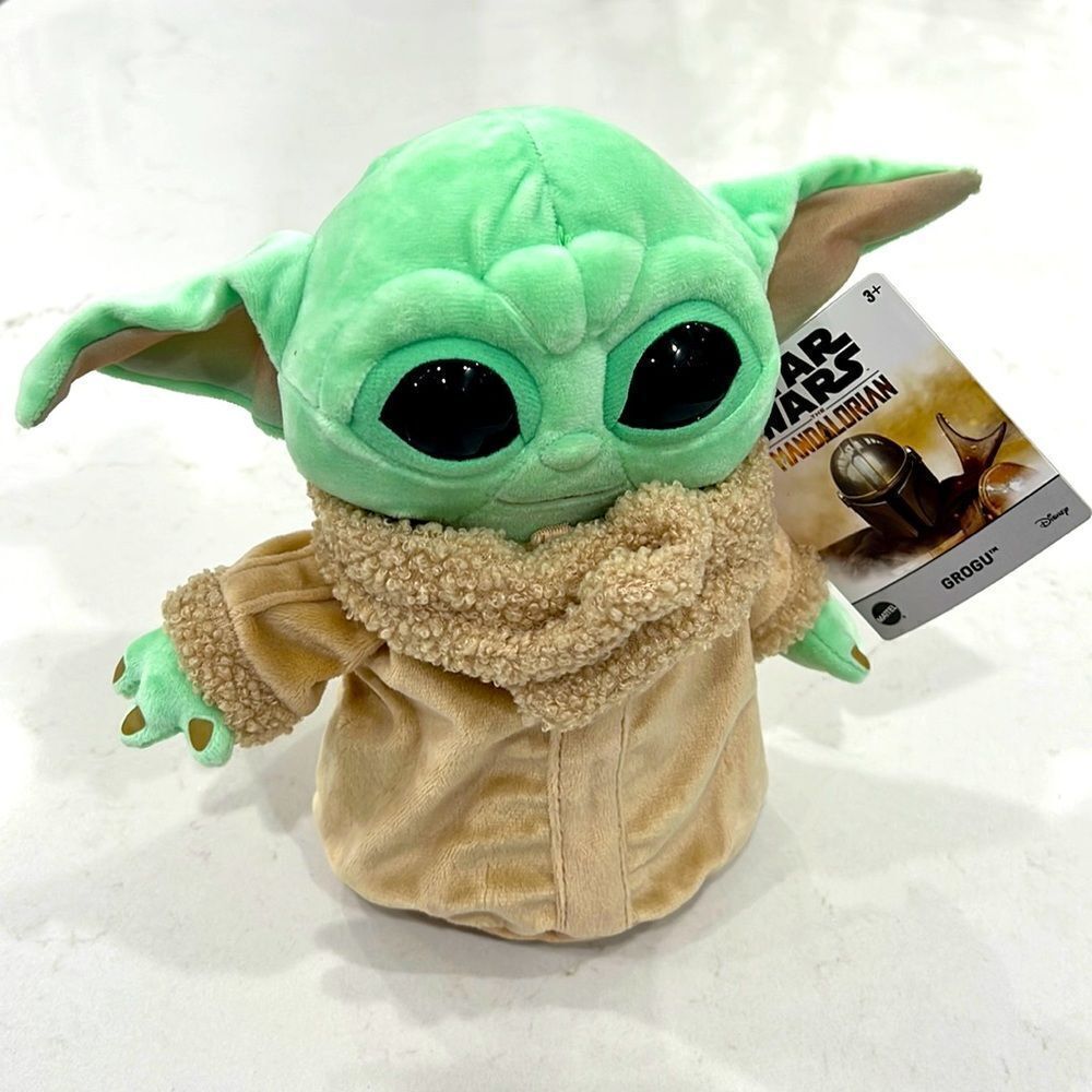 NEW- STAR WARS THE MANDALORIAN GROGU BY MATTEL 9” PLUSH